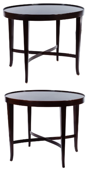 Barbara Barry for Baker Mahogany Occasional Tables