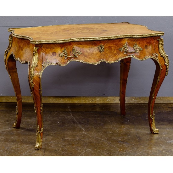Mahogany and Satinwood Dressing Table / Desk