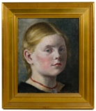 Unknown Artist (American, 20th Century) Portrait Oil on Board