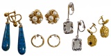 14k / 9k Gold Clip On and Screw-Back Earring Assortment