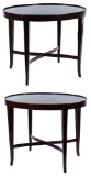 Barbara Barry for Baker Mahogany Occasional Tables