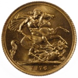 England: 1976 Gold Sovereign