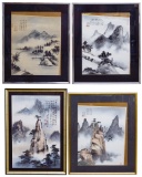 Asian Poem with Mountain Assortment