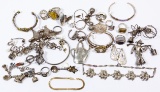 14k Gold and Mixed Silver Jewelry Assortment