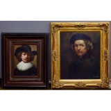 (After) Rembrandt van Rijn (Dutch, 1606-1669) Copy Oils on Canvas