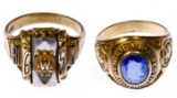 10k Gold School Rings