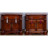 Mahogany Stained Night Stands / End Tables