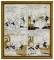 Walt Disney Productions 'Donald Duck' Ink and Acetate Four Panel Comic on Paper