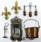 Brass and Copper Decorative Object Assortment