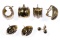 14k Gold Pierced Earring Assortment