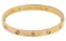 Cartier 18k Pink Gold and Diamond 'Love' Bracelet