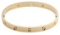 Cartier 18k Yellow Gold and Diamond 'Love' Bracelet