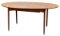 Danish Modern Teak Oval Dining Table