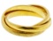 24k Gold Triple Band Ring