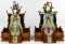 Asian Cloisonne and Wood Figurines