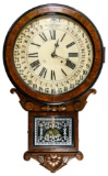 Wm. L. Gilbert Clock Company Victorian Calendar Wall Clock