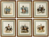 'Empire Francais' Hand-colored Lithograph Assortment