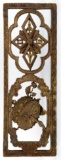 Asian Carved Wood Shutter