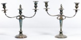 Ellis-Barker Silver Company Silver-Plated Candelabras