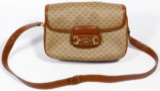 Gucci Canvas and Leather Shoulder Bag