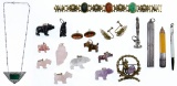 14k Gold, Sterling Silver and Costume Jewelry Assortment