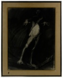 Arlan (20th Century) Charcoal on Paper