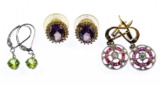 18k Gold and 14k Gold Pierced Earring Assortment