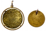 World: Gold Coins Mounted as Jewelry