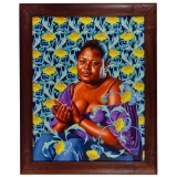 Kehinde Wiley (American, b.1977) 'Psyche Abandoned' Oil on Linen