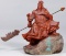 Chinese Jadeite Jade Guan Gong Yu Statue