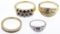 14k Gold and Gemstone Ring Assortment