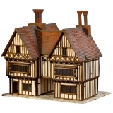 Jim Hemsley 'Trigger Pond' Miniature Tudor Lodge