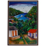 Pauleus Vital (Haitian, 1918-1984) Oil on Masonite