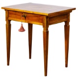 Georgian Mahogany Sliding Top Table