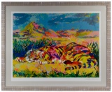 LeRoy Neiman (American, 1921-2012) 'Delacroix's Tiger' Serigraph