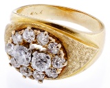 14k Gold and Diamond Ring