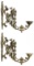Neoclassical Style Bronze Wall Sconces