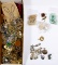 10k Yellow Gold, Sterling Silver and Costume Jewelry Assortment