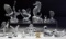 Lalique, Baccarat, Waterford and Swarovski Crystal Figurine Assortment