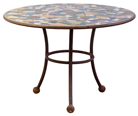 Mosaic Patio Bistro Table