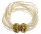 18k Gold, Pearl and Diamond Bracelet