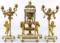 Tiffany & Co. French Marble and Bronze Annular Clock Set