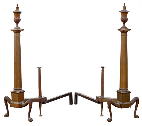 Brass Andirons