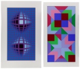Victor Vasarely (Hungarian / French, 1906-1997) Serigraphs