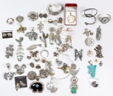 Sterling Silver Figural Jewelry Assortment