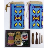 Native American Beaded Object Assortment