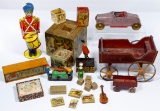 Wood and Tin Toy Assortment