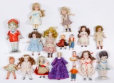 Bisque Dollhouse Doll Assortment
