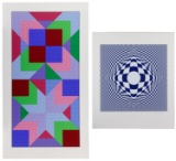 Victor Vasarely (Hungarian / French, 1906-1997) Serigraphs