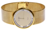 Jean Lassale 18k Yellow Gold Case and Band Wrist Watch